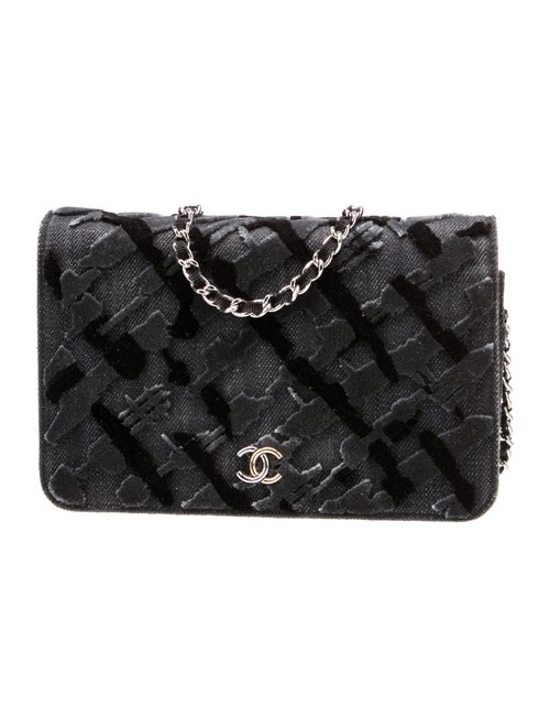Chanel Denim CC Wallet On Chain