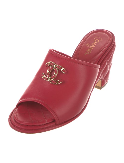 Chanel 2016 Leather Slides