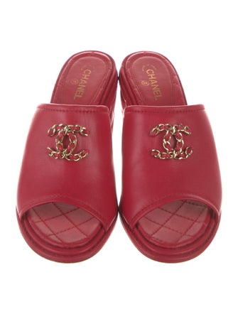 Chanel 2016 Leather Slides