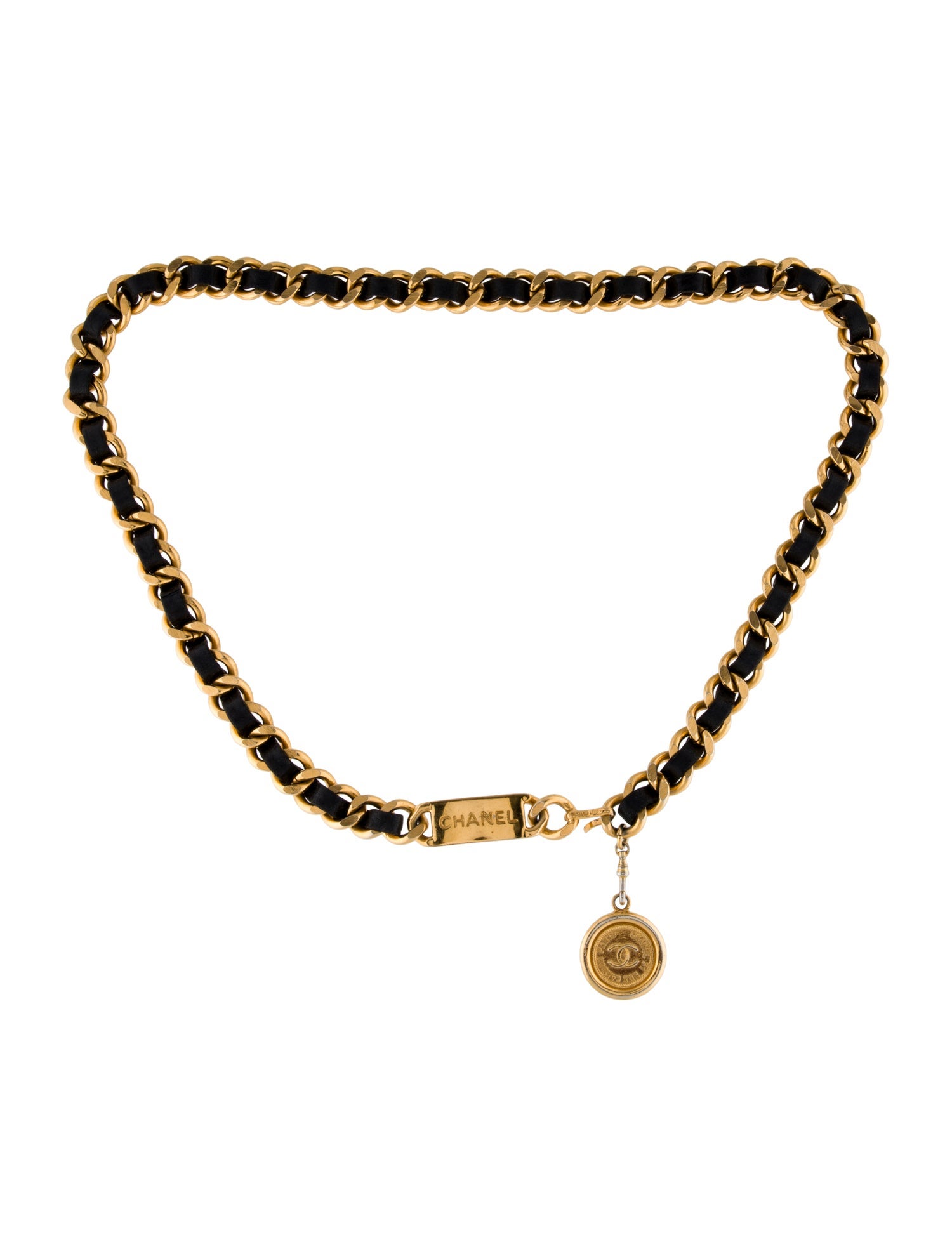 Chanel Vintage Rue Cambon CC Chain-Link Waist Belt