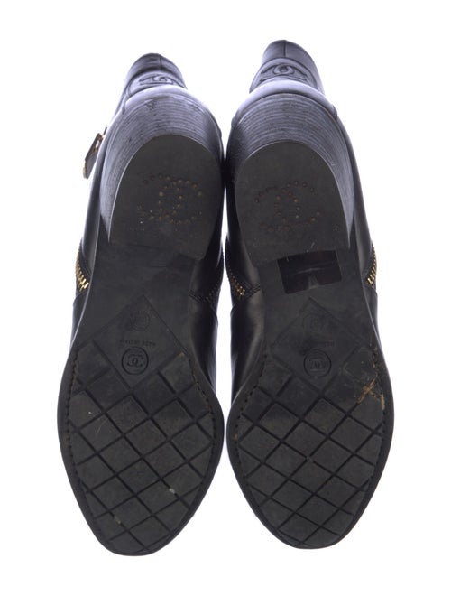 Chanel 2015 Interlocking CC Logo Boots