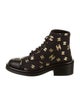 Chanel 2022 Interlocking CC Logo Combat Boots
