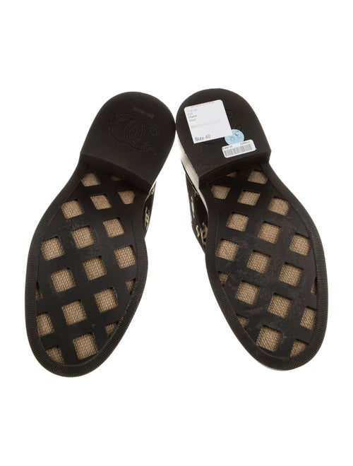 Chanel 2022 Interlocking CC Logo Combat Boots