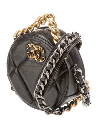 Chanel 19 Round Clutch w/Chain