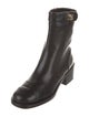 Chanel 2022 Interlocking CC Logo Moto Boots