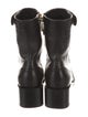Chanel 2022 Interlocking CC Logo Moto Boots