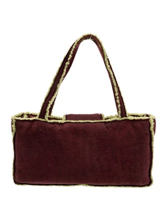 Chanel Shearling Shoulder Bag