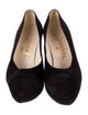 Chanel Interlocking CC Logo Suede Pumps