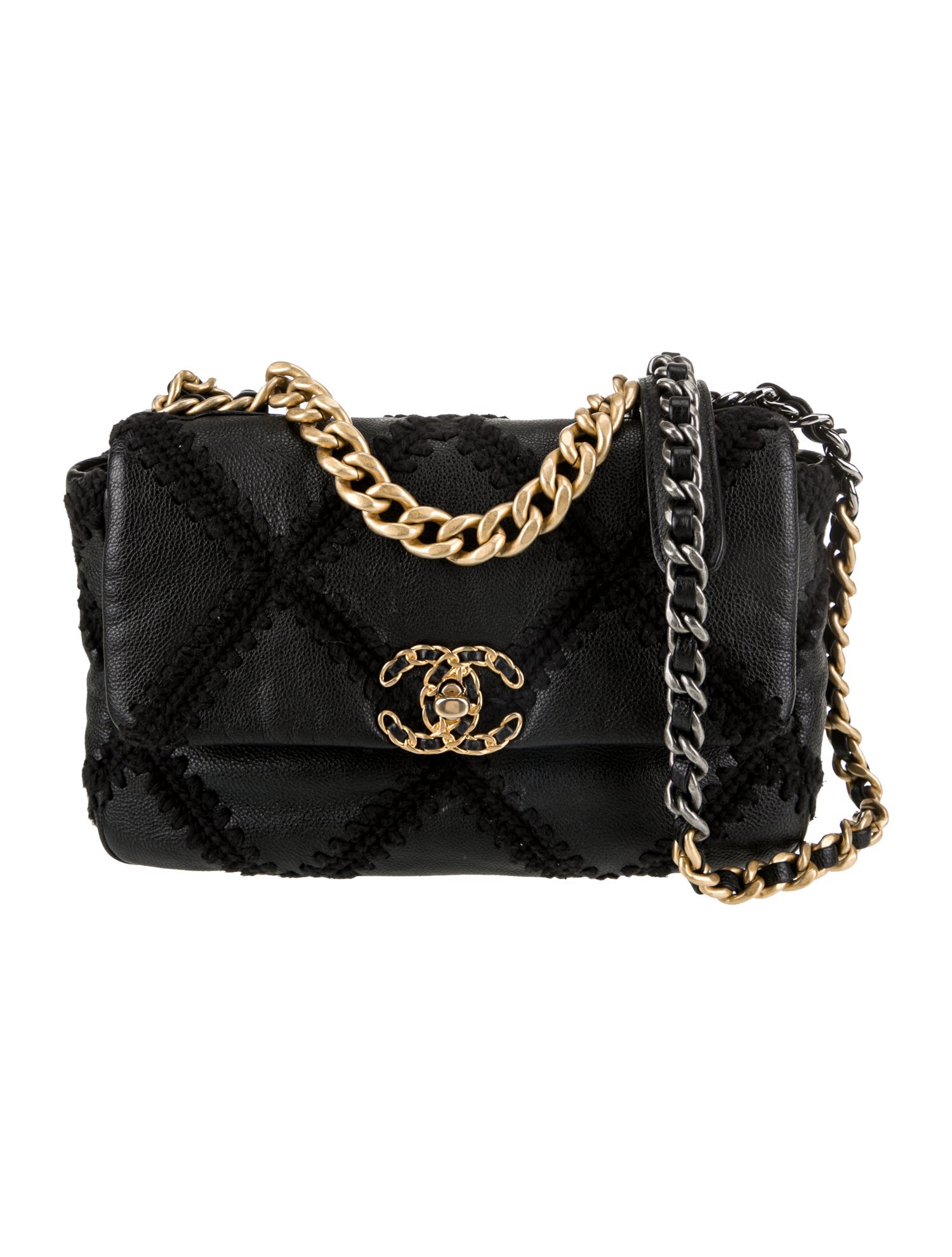 Chanel Medium Crochet 19 Flap Bag