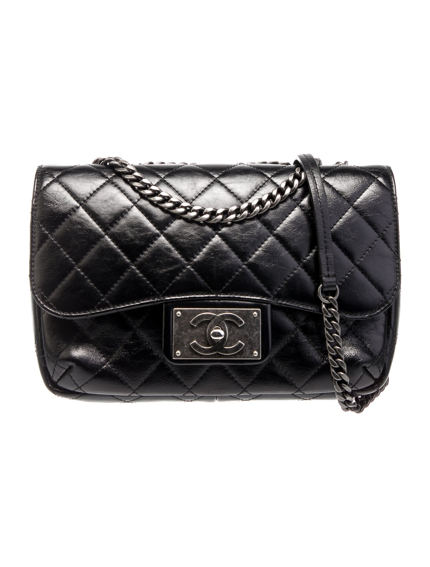 Chanel CC Plate Flap Bag
