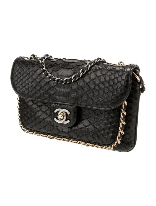 Chanel Small Python CC Unchained Flap Bag