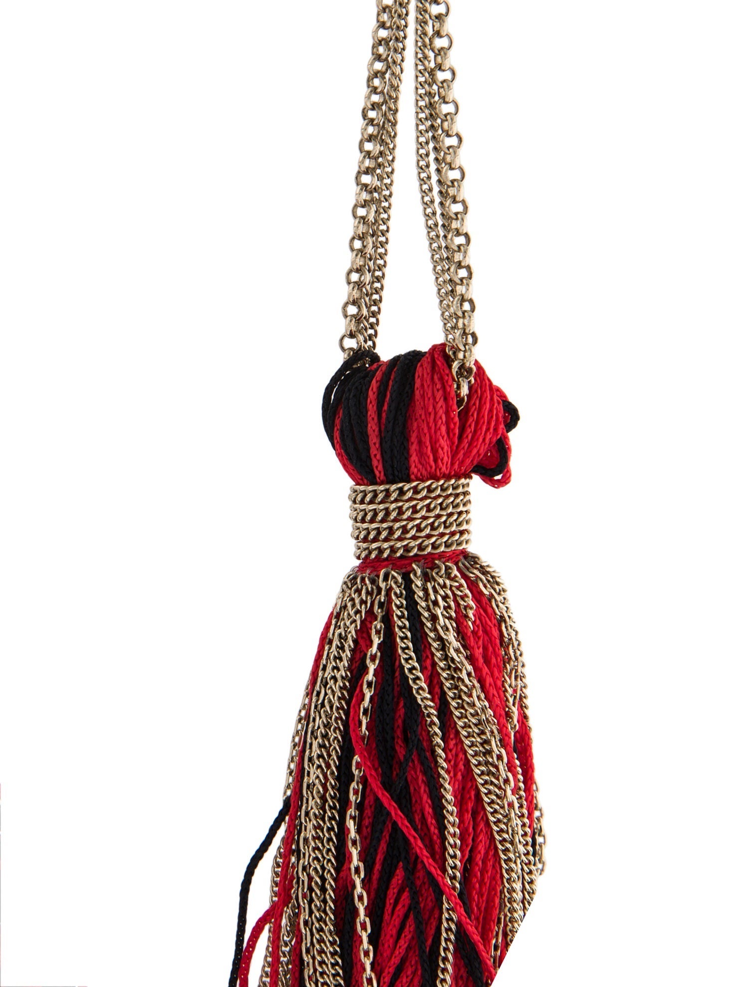 Chanel Paris-Shanghai Silk Cord, Resin & Enamel Multistrand Necklace