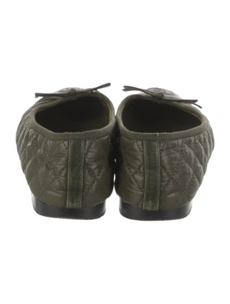 Chanel Interlocking CC Logo Nylon Ballet Flats