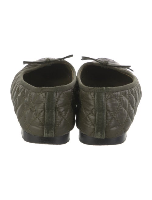 Chanel Interlocking CC Logo Nylon Ballet Flats