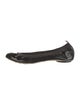Chanel Interlocking CC Logo Patent Leather Ballet Flats