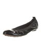 Chanel Interlocking CC Logo Patent Leather Ballet Flats