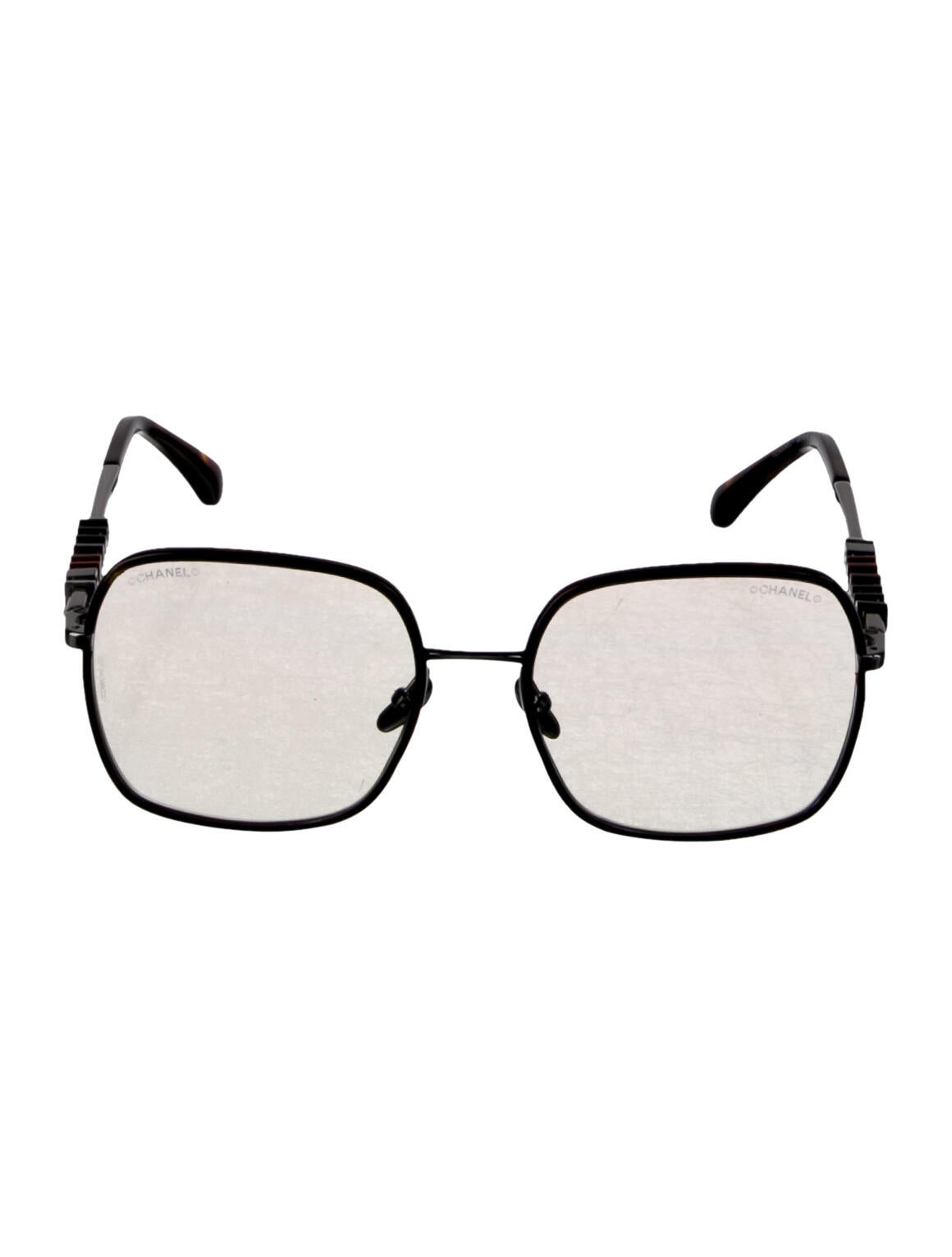 Chanel Interlocking CC Logo Square Eyeglasses