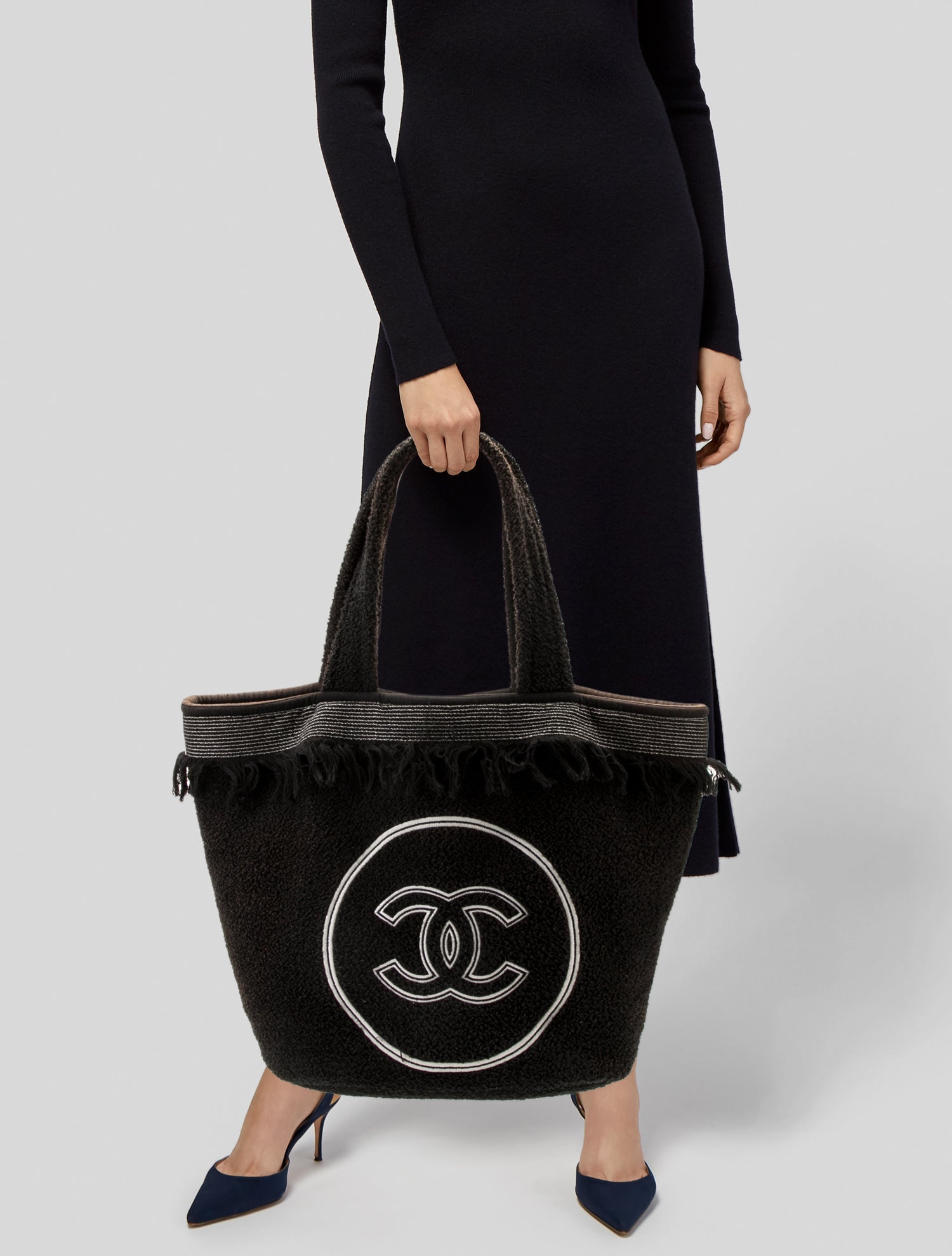 Chanel Terry Cloth CC Beach Tote
