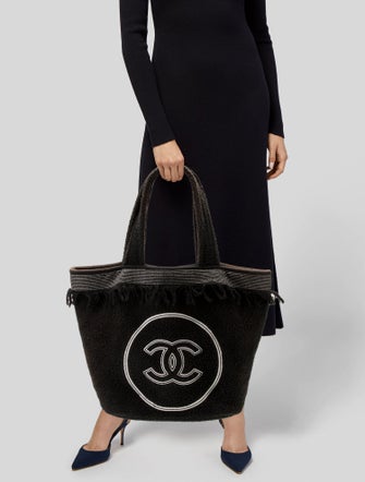Chanel Terry Cloth CC Beach Tote