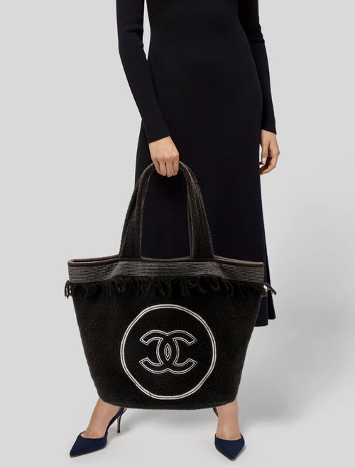 Chanel Terry Cloth CC Beach Tote