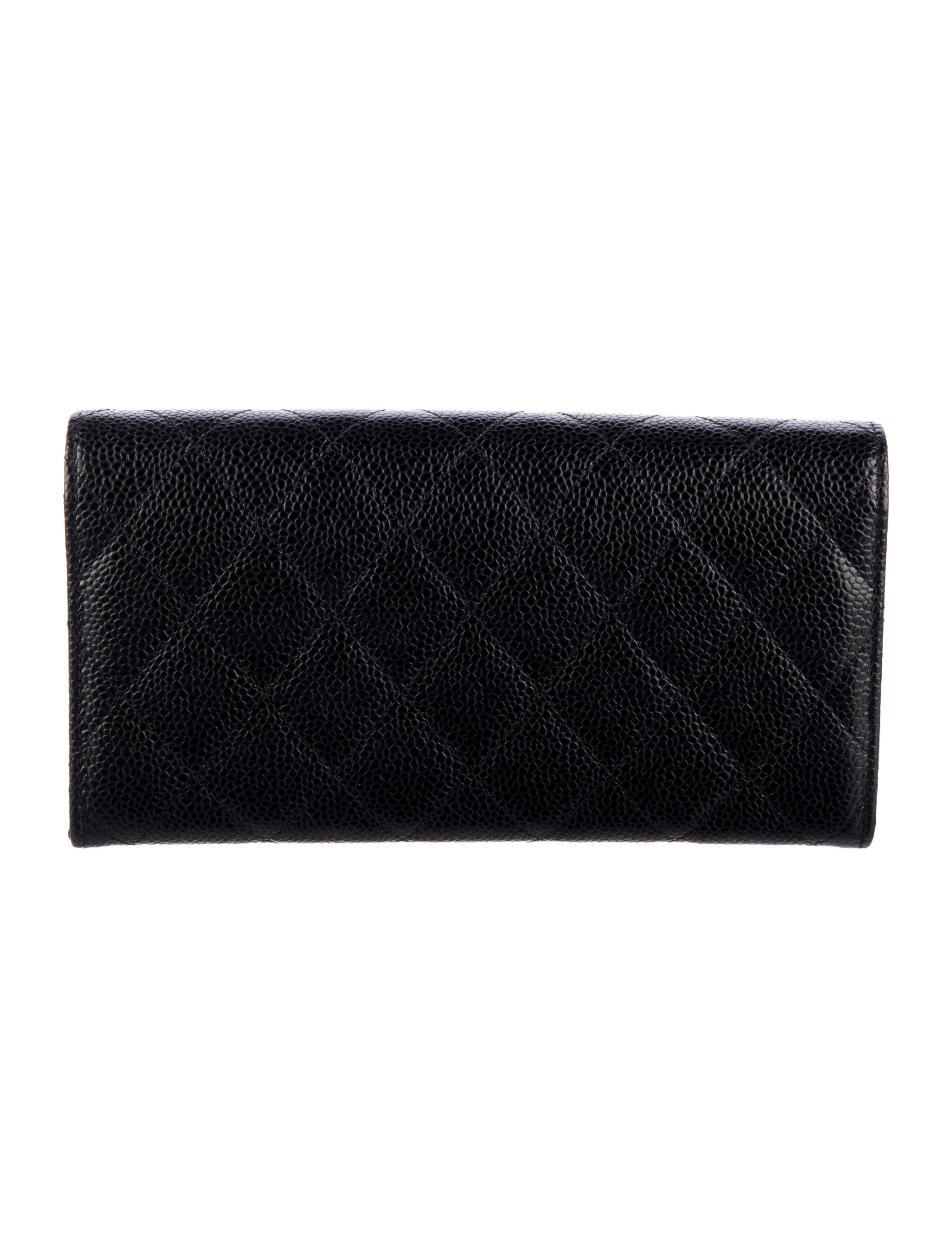 Chanel Interlocking CC Logo Trifold Wallet w/ Tags