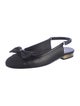 Chanel 2024 Interlocking CC Logo Slingback Flats