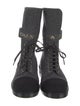 Chanel 2022 Interlocking CC Logo Combat Boots