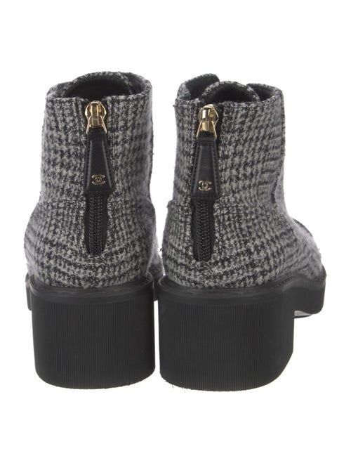 Chanel 2020 Interlocking CC Logo Combat Boots