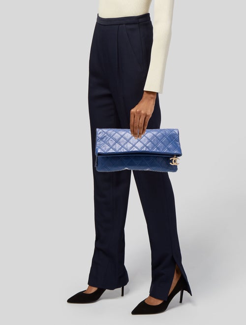 Chanel Thin City Fold-Over Clutch
