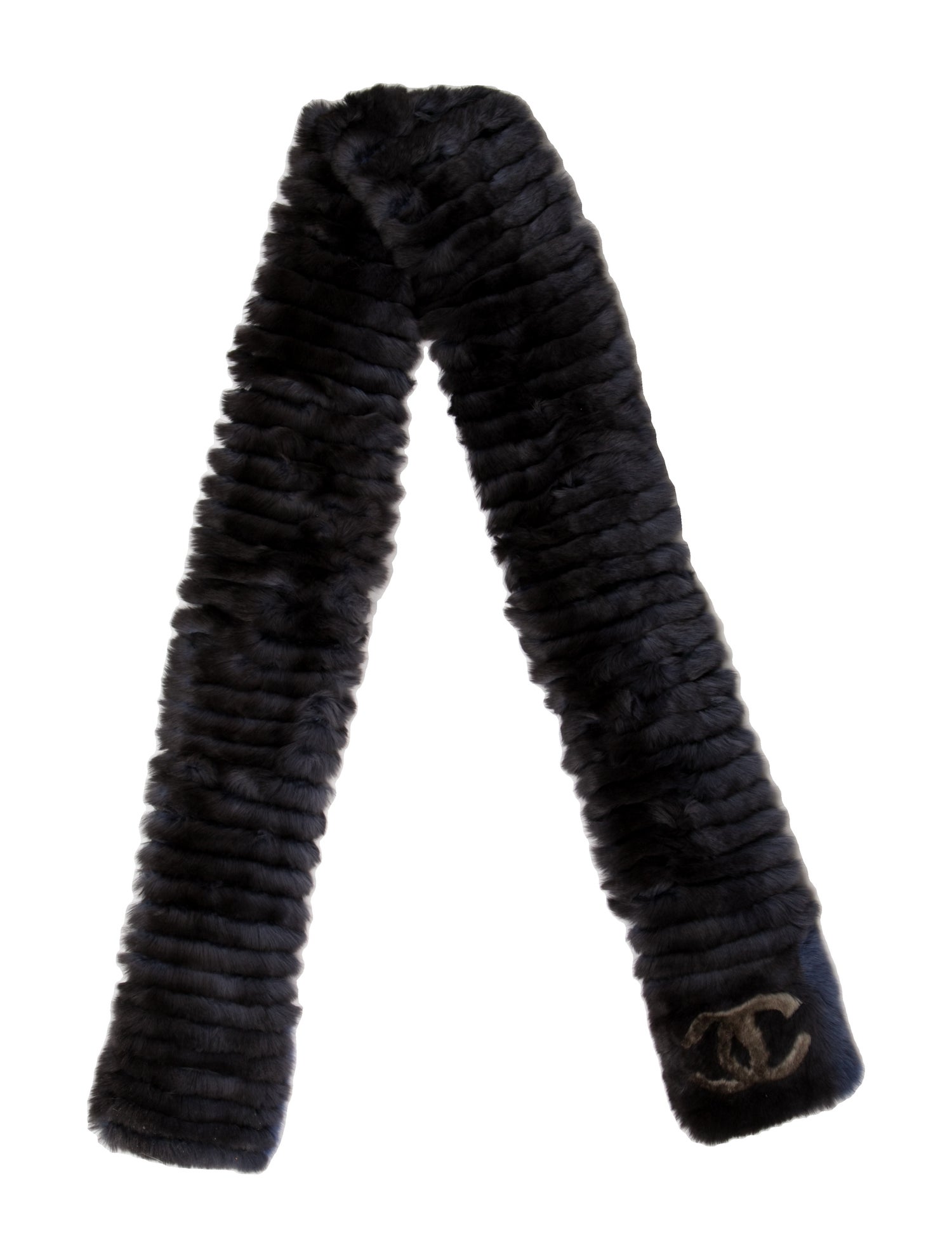 Chanel Orylag Interlocking CC Logo Scarf