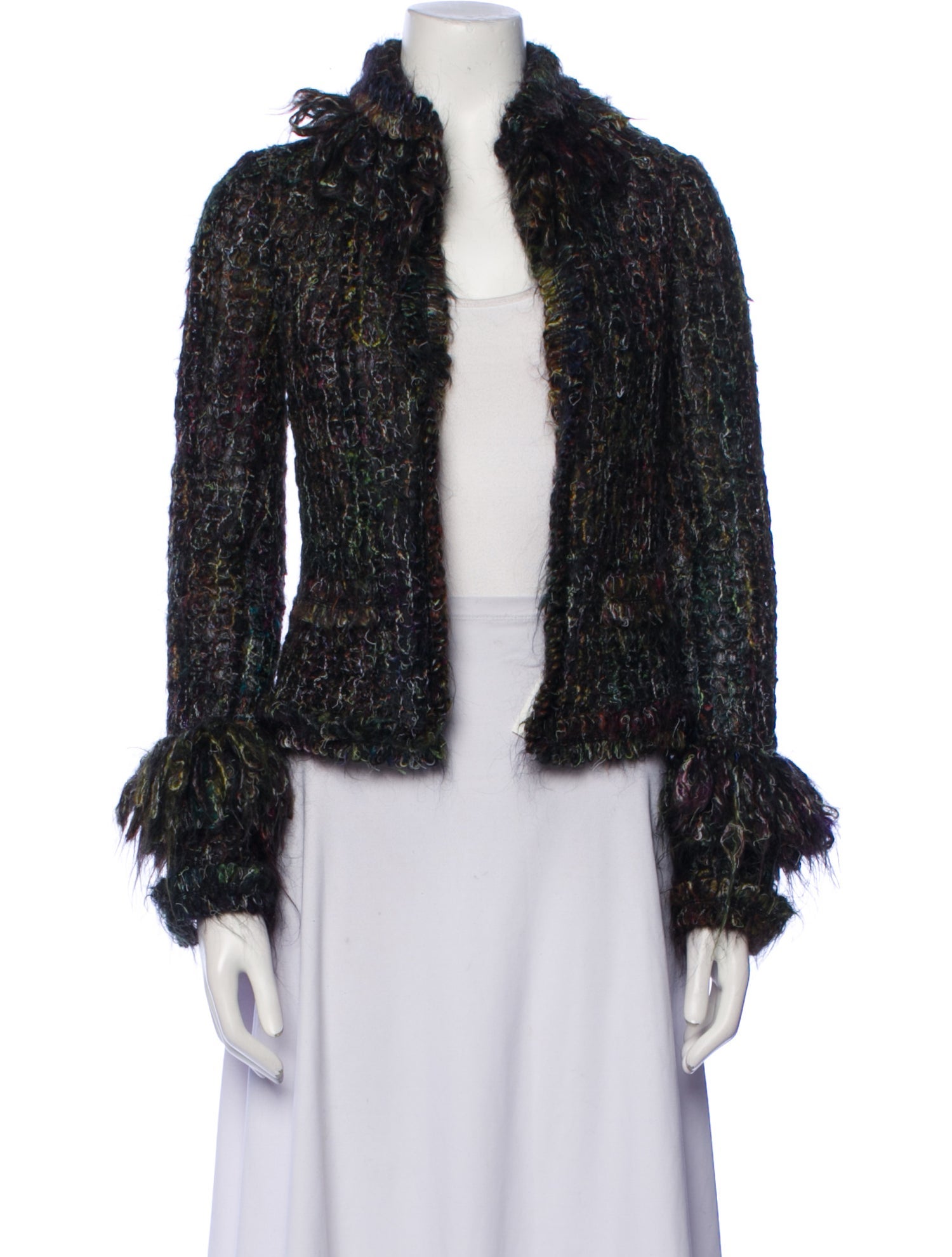 Chanel Vintage 2003 Faux Fur Jacket