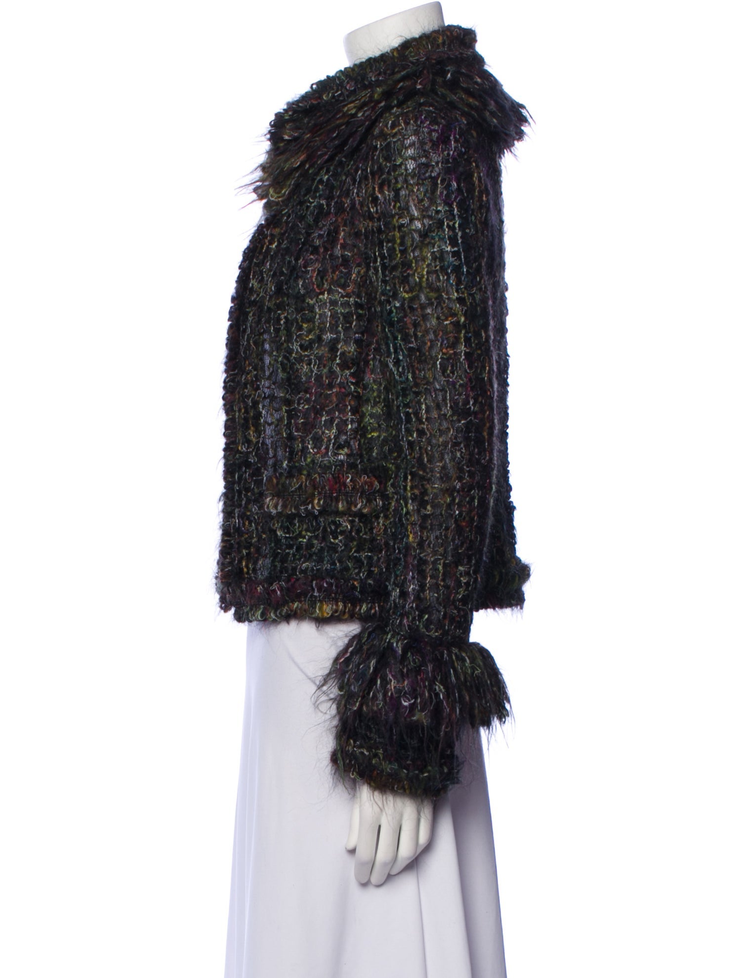 Chanel Vintage 2003 Faux Fur Jacket