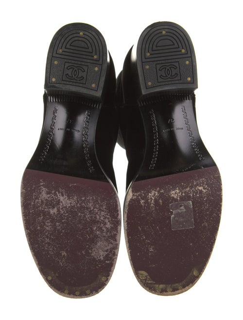 Chanel 2021 Interlocking CC Logo Riding Boots