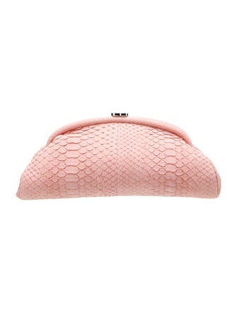 Chanel Python Timeless Clutch