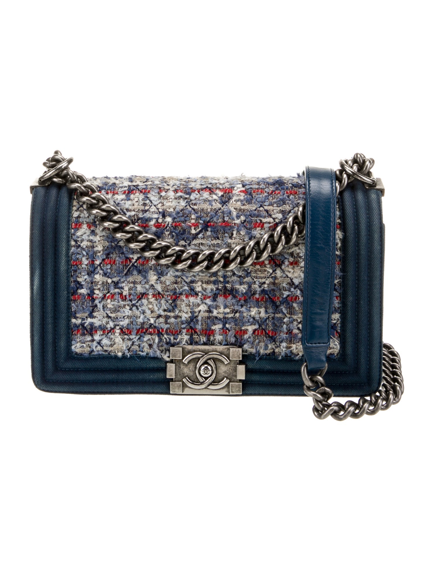 Chanel Medium Tweed Boy Bag