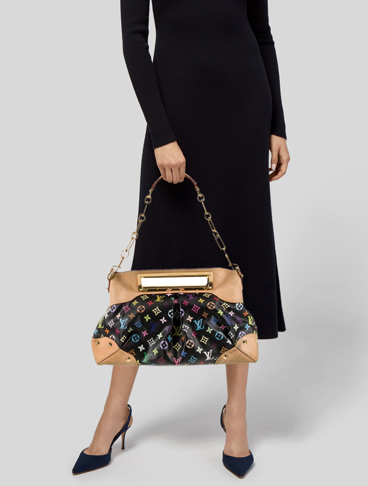 Louis Vuitton Coated Canvas x Takashi Murakami Judy MM Vintage