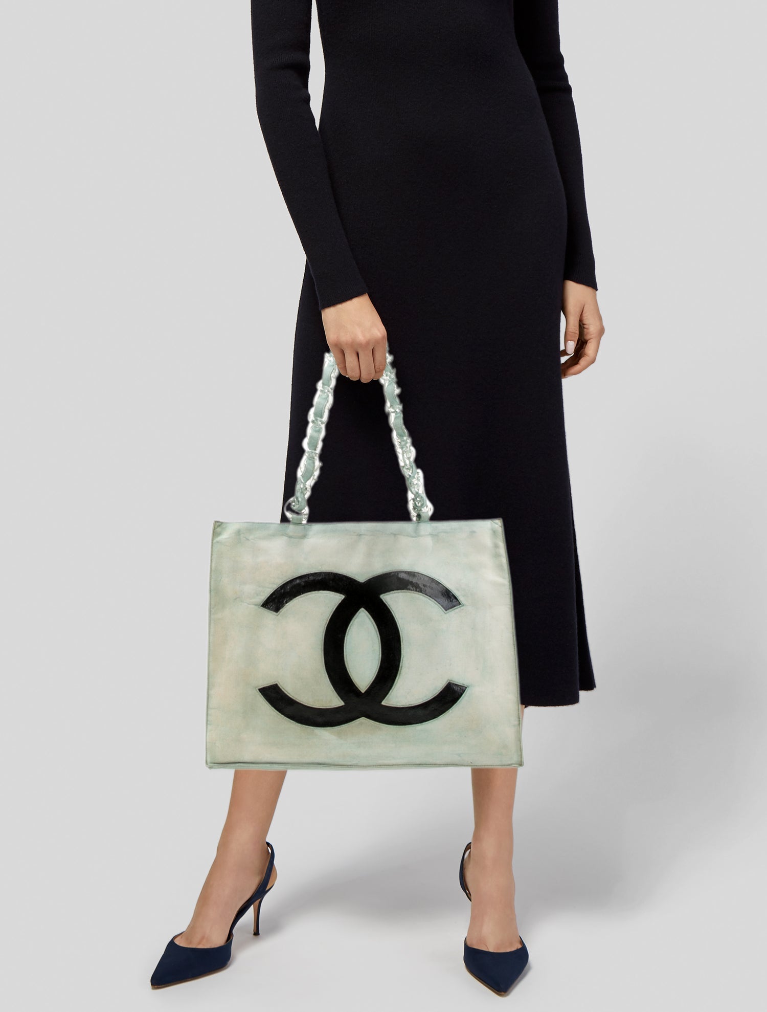 Chanel Canvas CC Tote
