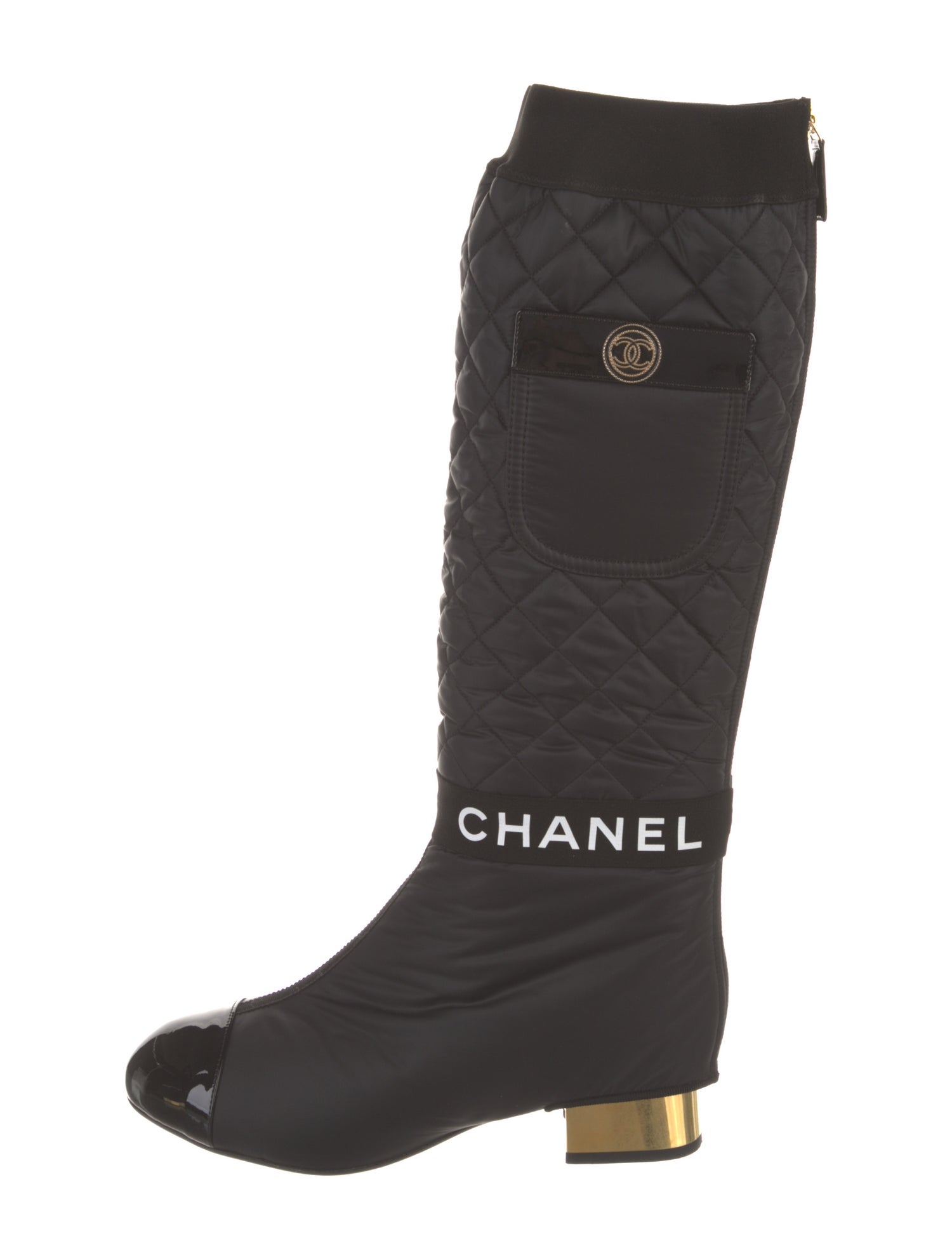 Chanel 2021 Leather Riding Boots