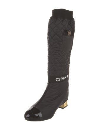 Chanel 2021 Leather Riding Boots