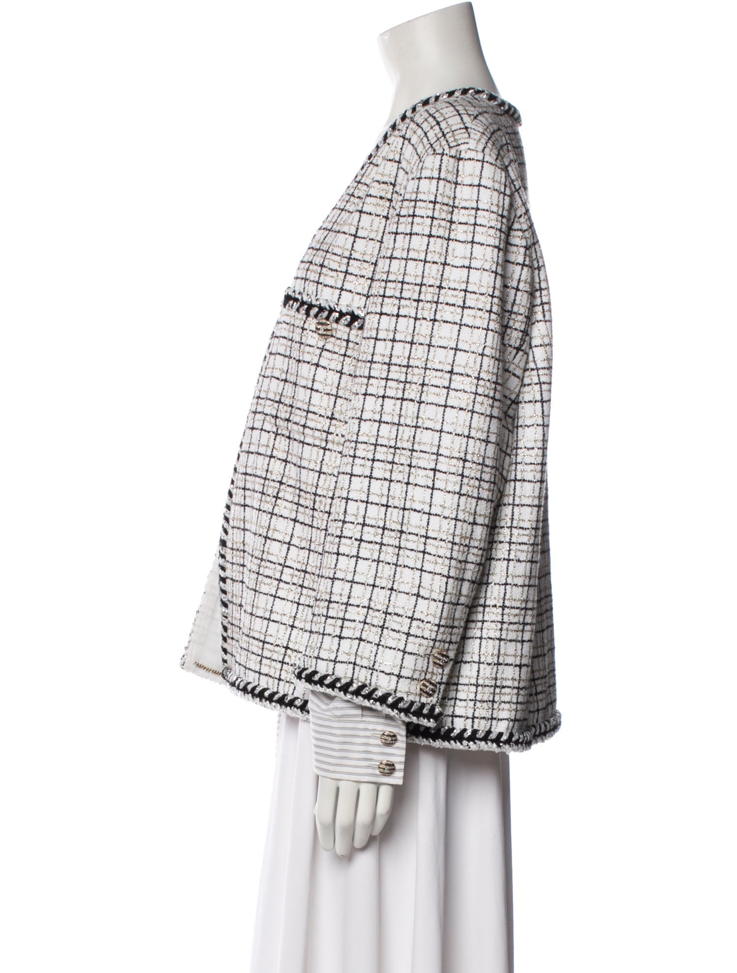Chanel 2024 Tweed Pattern Evening Jacket w/ Tags