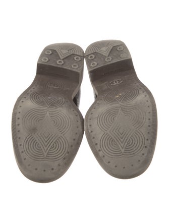 Chanel 2016 Interlocking CC Logo Lace-Up Boots