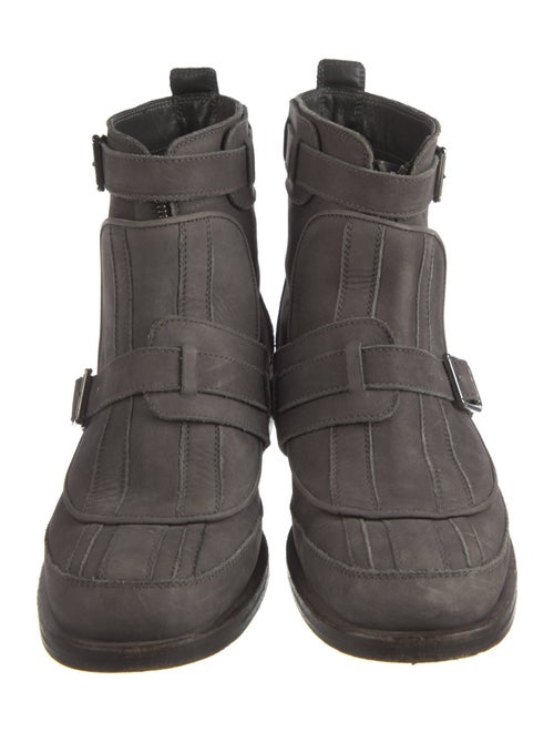 Chanel 2011 Interlocking CC Logo Moto Boots