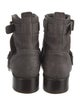 Chanel 2011 Interlocking CC Logo Moto Boots