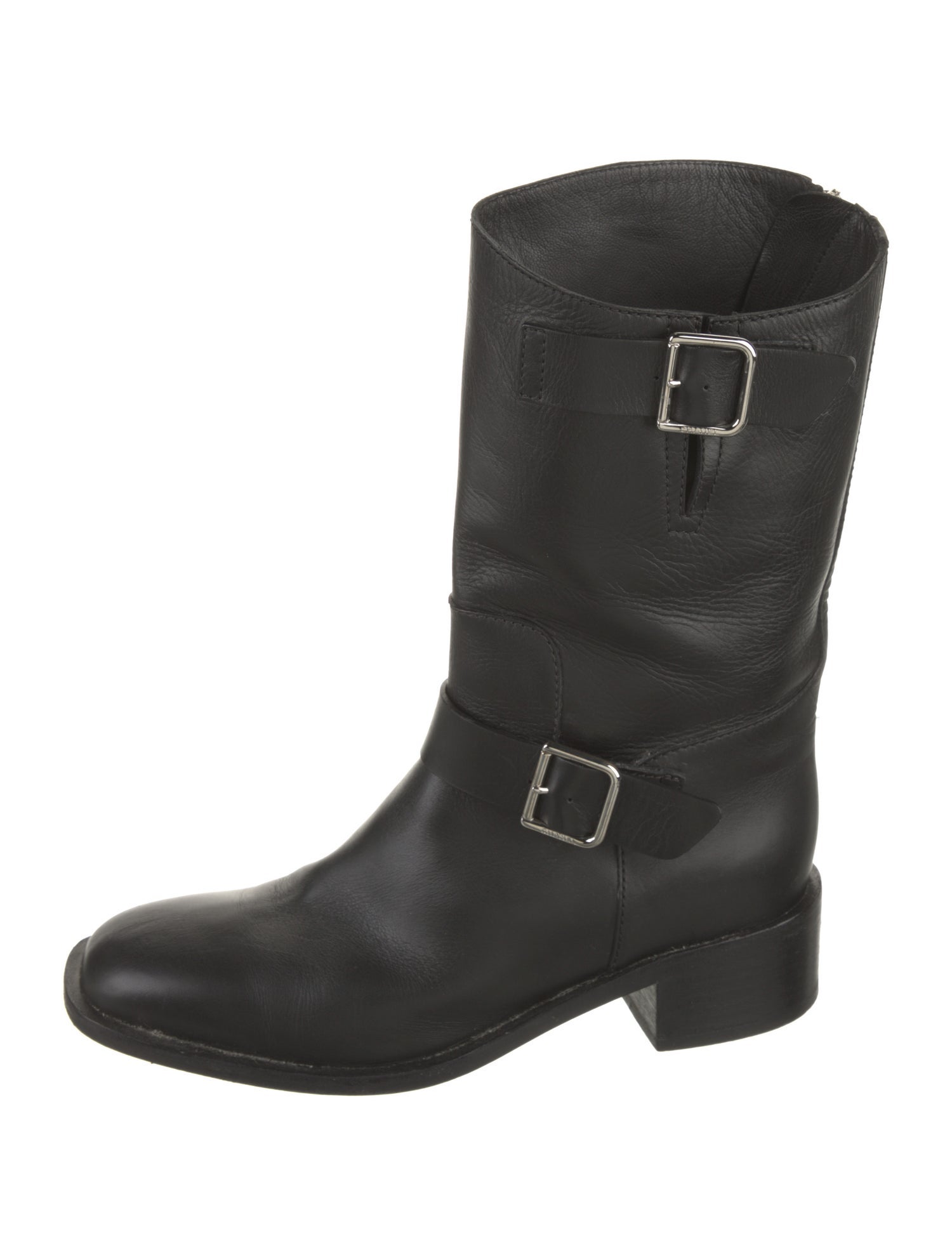 Chanel 2015 Leather Moto Boots