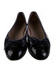 Chanel Interlocking CC Logo Patent Leather Ballet Flats