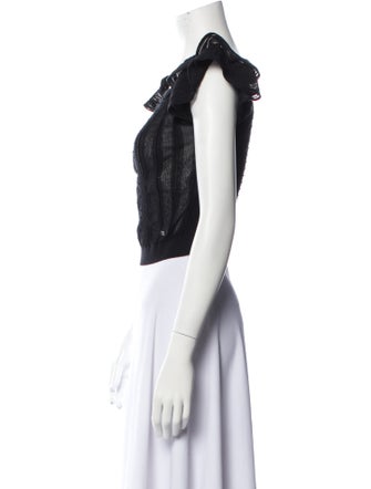 Chanel 2022 Square Neckline Crop Top