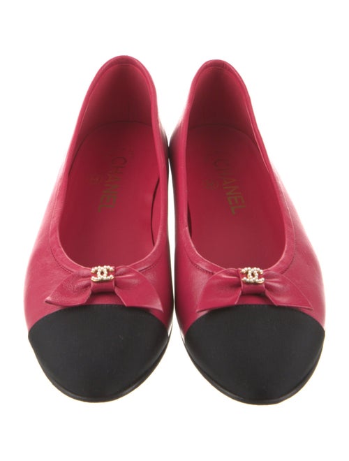 Chanel 2023 Interlocking CC Logo Ballet Flats