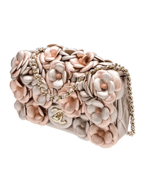 Chanel Mini Around Camellias Flap Bag