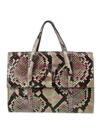 Chanel Python CC Handle Bag