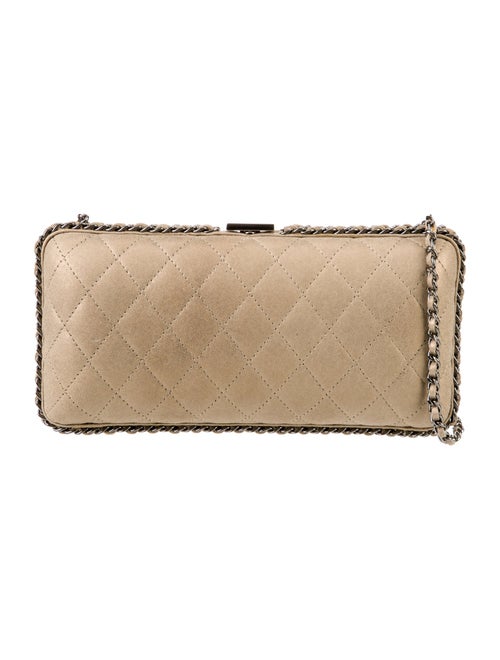 Chanel Quilted Evening Clutch on Chain